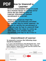Download Tutorial on How to Unenroll a Learner by Gil Camporazo SN271331389 doc pdf