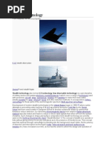 Stealth Technology: From Wikipedia, The Free Encyclopedia