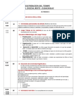 Distribucion Del Tiempo Corregido