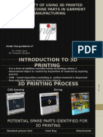 Feasibility of Using 3D Printed Sewing Machine Parts in Garment Manufacturing