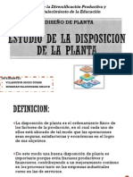 Estudio de La Disposicion de La Planta