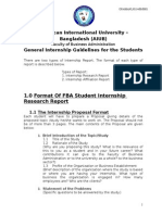 General Internship Guidelines and Report Format Summer 2015 3