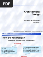 Architectural Design: Software Architecture