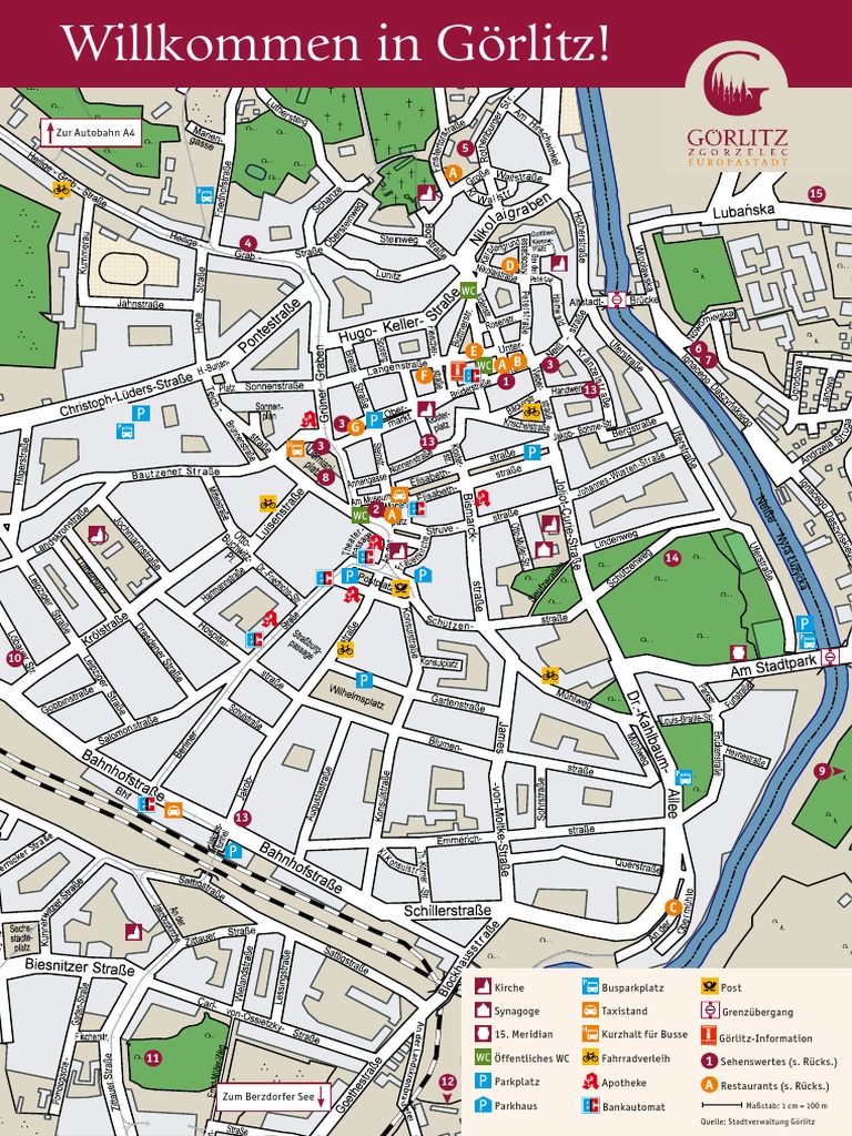 Görlitz - Stadtplan