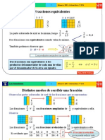 Fraccionesequivalentes Reducion de Fracciones