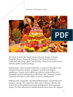 Festivals of Telangana