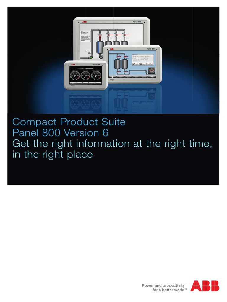 3bse070214 en ABB Panel 800 Version 6 Overview User Interface Usb
