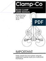 Beam Clamp User Manual