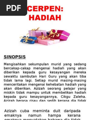 Cerpen Hadiah F1 Pdf
