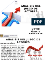 Prospectiva Análisis Del Juego de Actores David Garcia