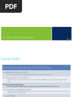 03 - SQL Server Data Types and Functions