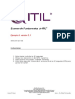 Spanish Sample Exam 1 Itil Foundation 201312