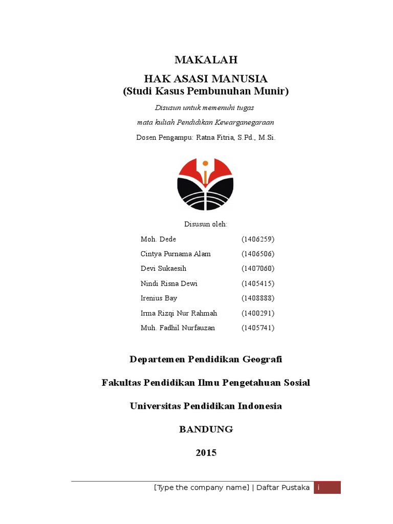 Cover Makalah PKn