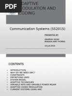 Adaptive Modulation and Coding