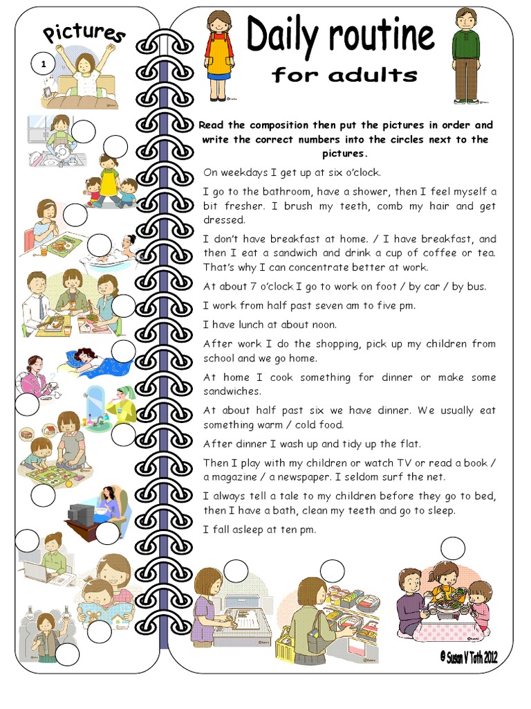 Daily Routine of a Working Parent | PDF