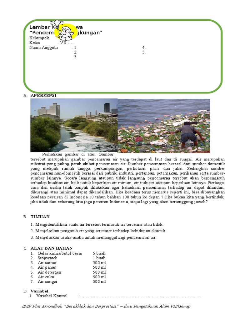 Soal Essay Pencemaran Udara Dan Jawabannya
