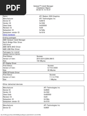 AMD Catalyst1 | PDF