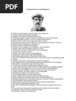 Versos dourados de Pitagoras