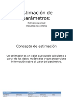 Estimación de Parámetros