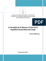 La Paradoja de La Riqueza. Republica Del Congo