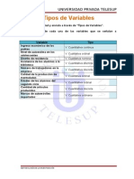 Tipos de Variables