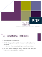 CST Math 2015 - Day 10 - Situational Problems