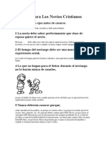 10 Leyes para Los Novios Cristianos