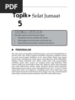 Fiqh Ibadat Topik 5 "Solat Jumaat"