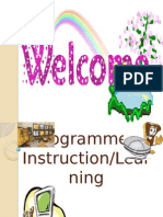 Programmed Instruction and Simulation