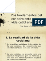 Los Fundamentos Del Conocimiento en La Vida Cotidiana