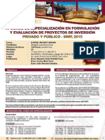 4to Curso Proyectos de Inversion Morote 2015