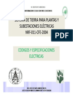 7 NRF‐011‐CFE‐2004 Sistema de Tierra Para Plantas y Subestaciones Eléctricas