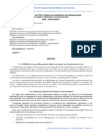 Circulaire Politiques Pénales Environnement