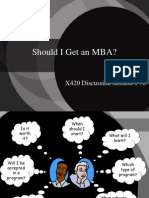 Should I Get An MBA