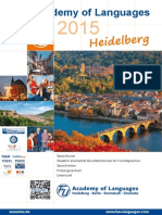 Deutsch Flyer FuU Academy of Languages Heidelberg