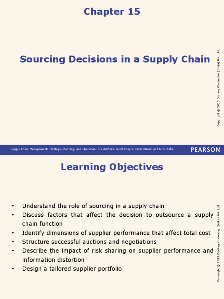 Session 15 Chopra | PDF | Procurement | Chain