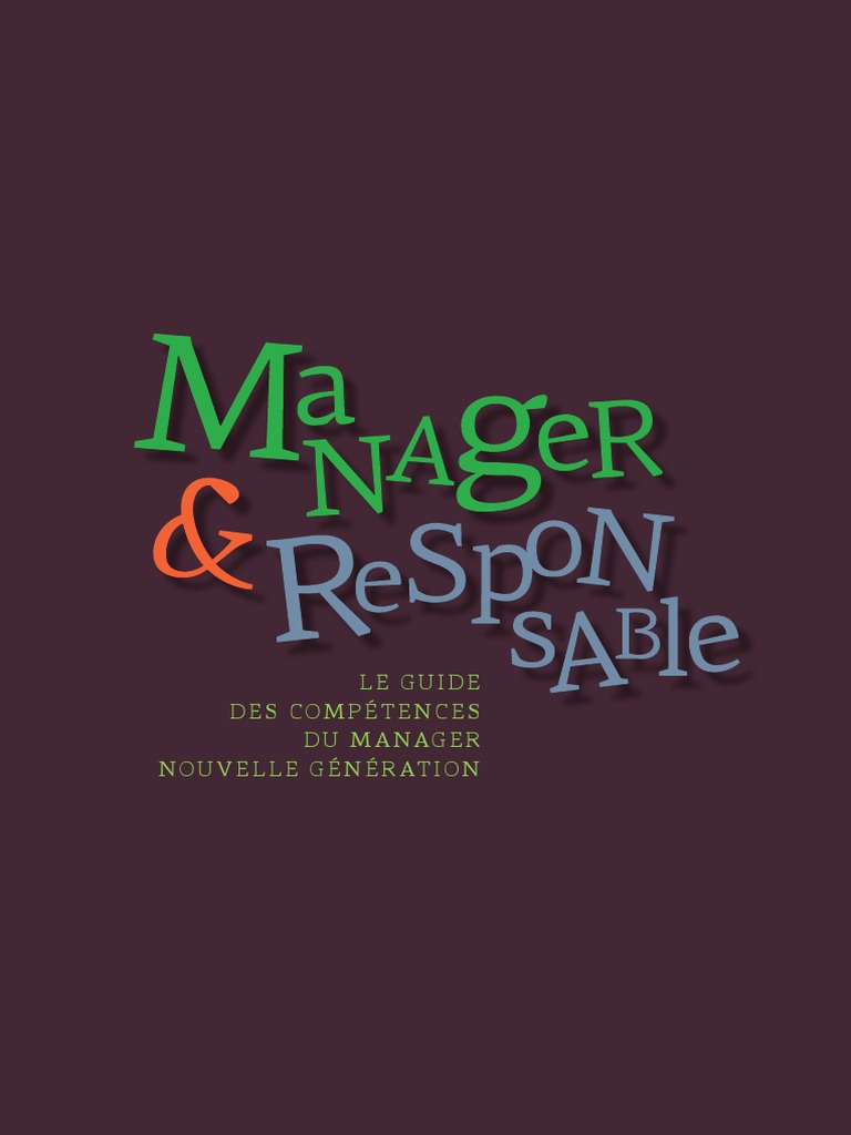 Guide Manager Responsable 1v2 PDF | PDF | Développement durable ...