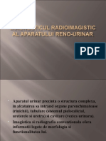 Diagnosticul Radioimagistic Al Aparatului Reno-Urinar