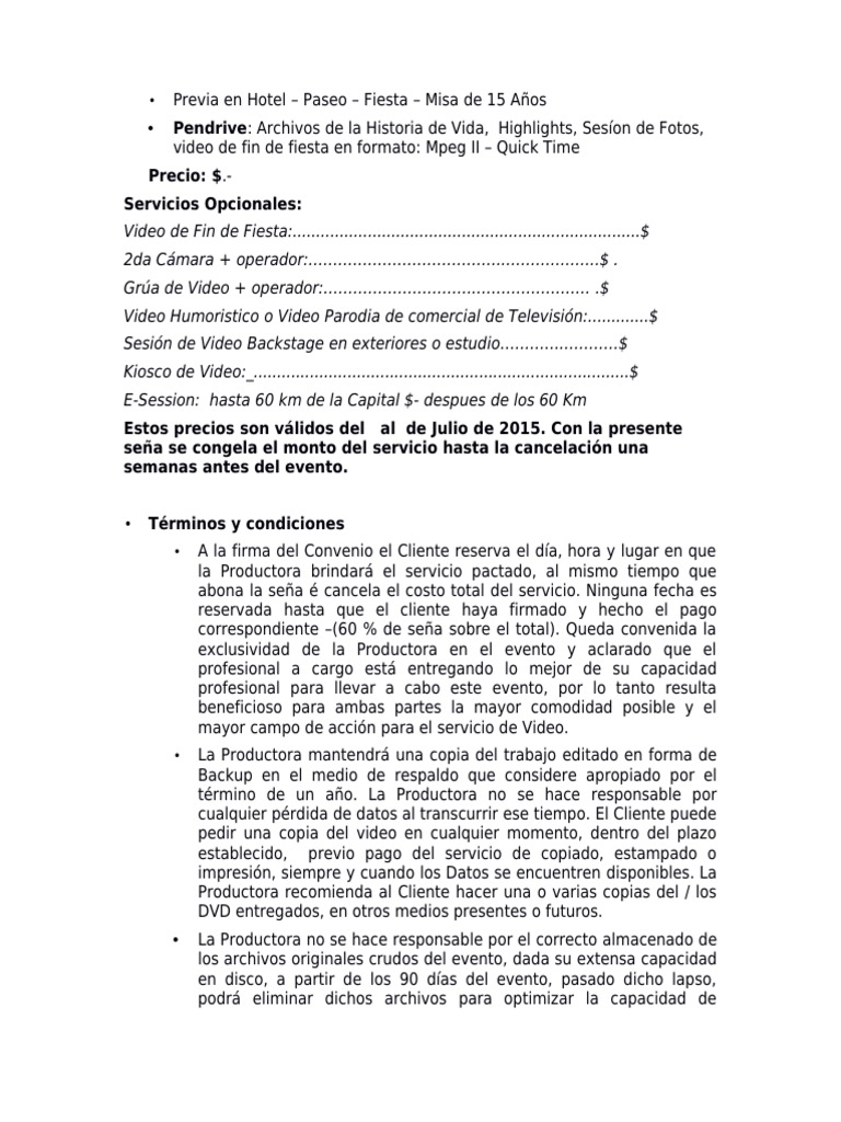 contrato de servicio de fotografia Copia de seguridad