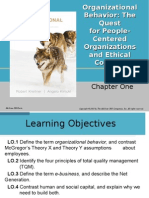 Organizational Behavior: The Quest For People-Centered Organizations and Ethical Conduct