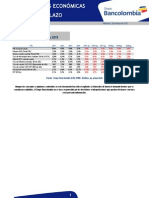 Tabla Macroeconómicos Proyectados, autor bancolombia