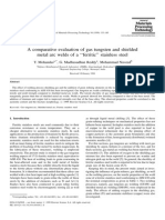 A Comparative Evaluation of Gas Tungsten and Shielded Metal Arc Welds of a FSS