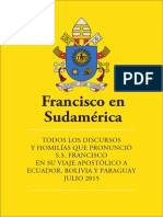 Francisco en Sudamerica 2015