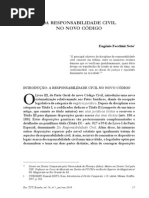 1. Da Responsabilidade Civil No Novo Código
