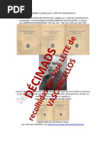 DÉCIMAS recolhidas por J. Leite de Vasconcellos, no CPP