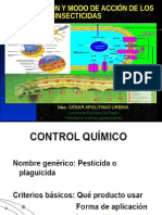 CLASE N° 12 CONTROL DE PLAGAS CLASIFICACIÓN Y MODO DE ACCIÓN DE LOS INECTICIDAS.ppt