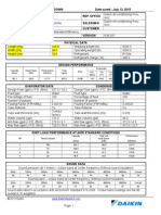 Chiller Tonillo Daikin WGS190A - Technical Data Sheet
