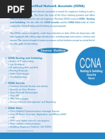 Cisco Certified Network Associate (CCNA) : Course Outline