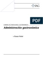 Administracion Gastronomica Power Point 1