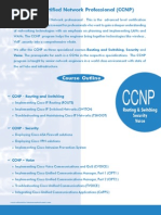 Cisco Certified Network Professional (CCNP) : Course Outline